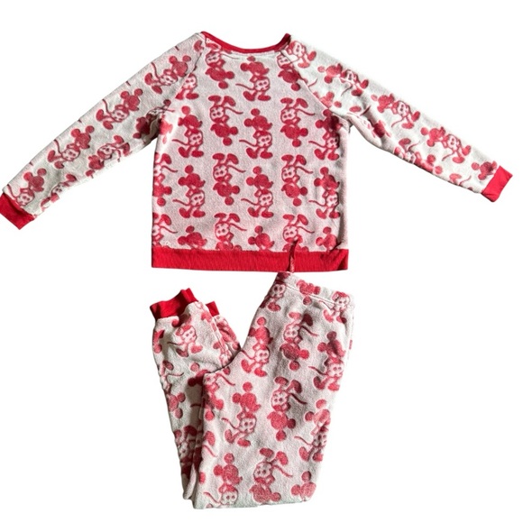Disney Red and White Mickey Mouse Pajama Set - Picture 6 of 8
